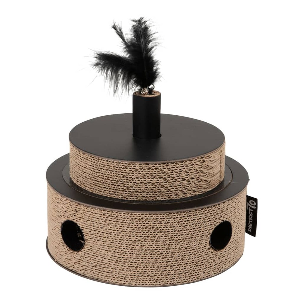 Jouet pour chats fiesta carton noir et marron