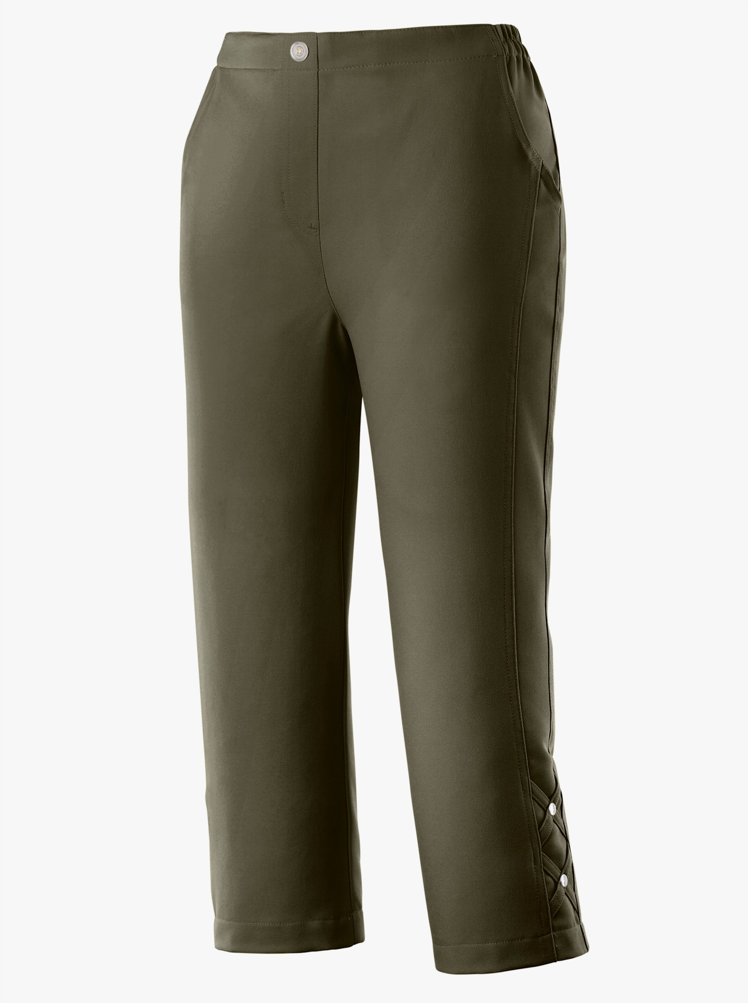 Caprihose aus Polyester, bügelfrei