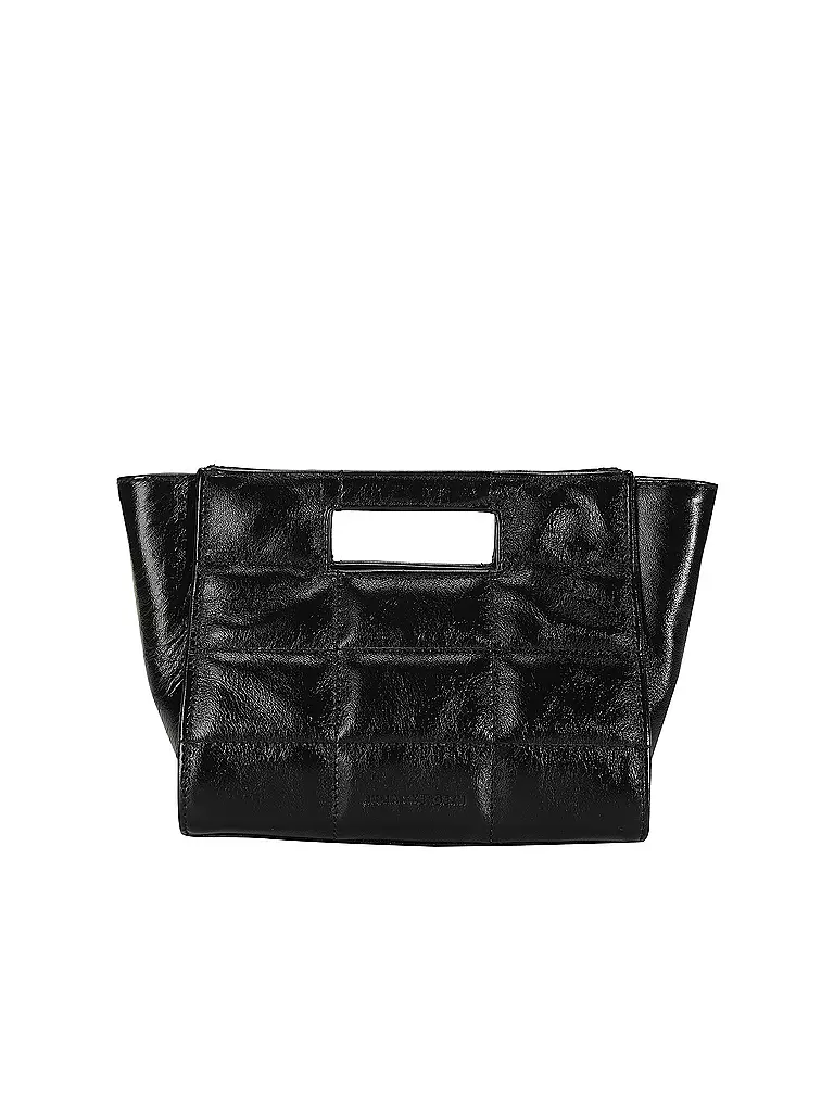 JULIA SKERGETH Ledertasche - Mini Bag THE QULITED BAG MINI schwarz