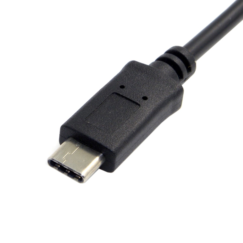 (1m) USB C auf USB B Kabel für Drucker Scanner Festplatten - Schwarz