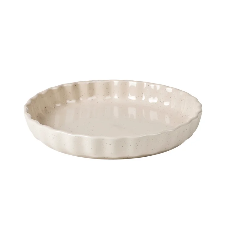 Broste Copenhagen - Vig Tortenplatte, Ø 29 x H 4,5 cm, beige