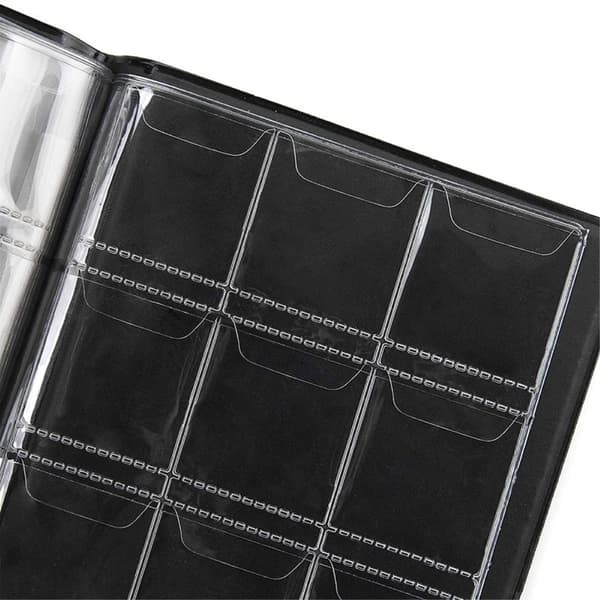 Valutamyntalbum Myntvalutasamling Binder Lommemynt - Rød