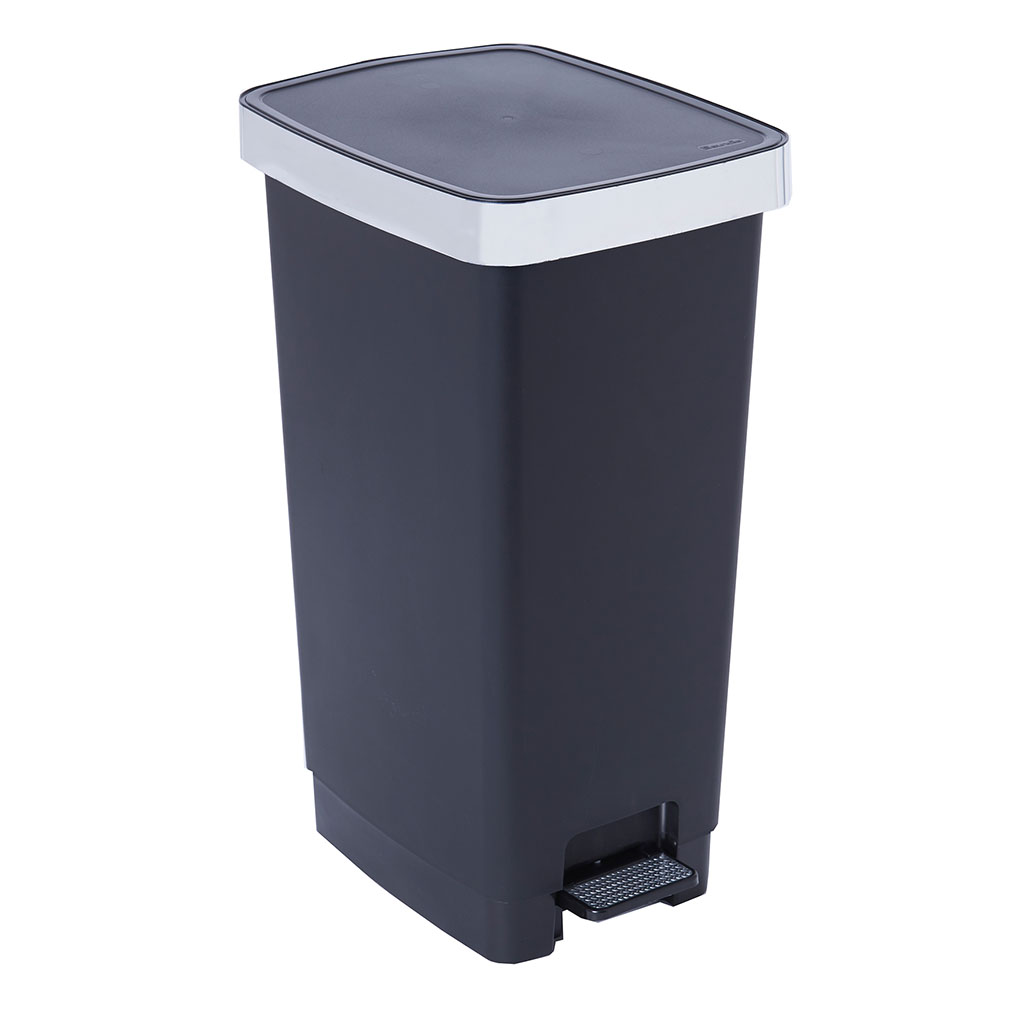 Poubelle métal 40L
