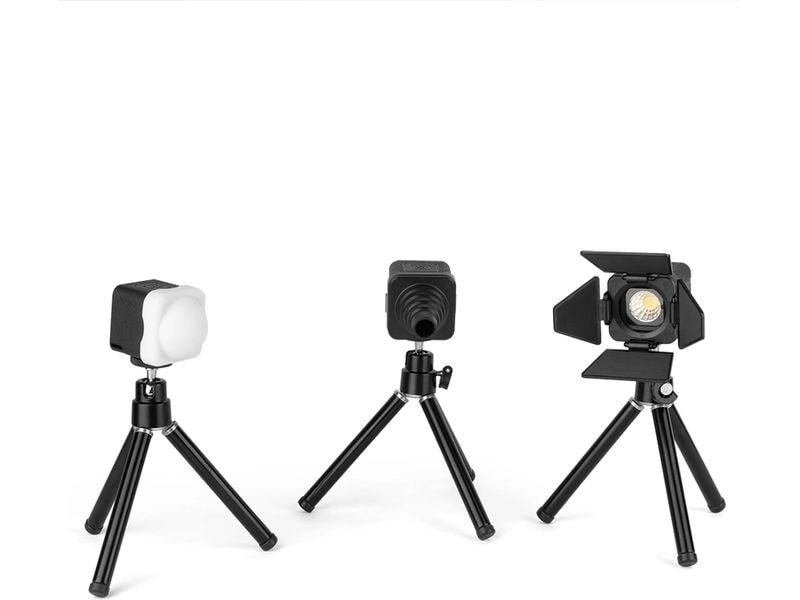 Smallrig Videoleuchte RM01 Kit Tragbares Mini-LED-Videoleuchten-Kit mit 3 Leuchten