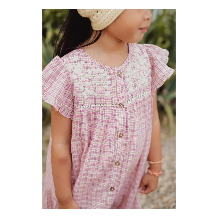 Louise Misha Robe Carlina Carreaux | Rose