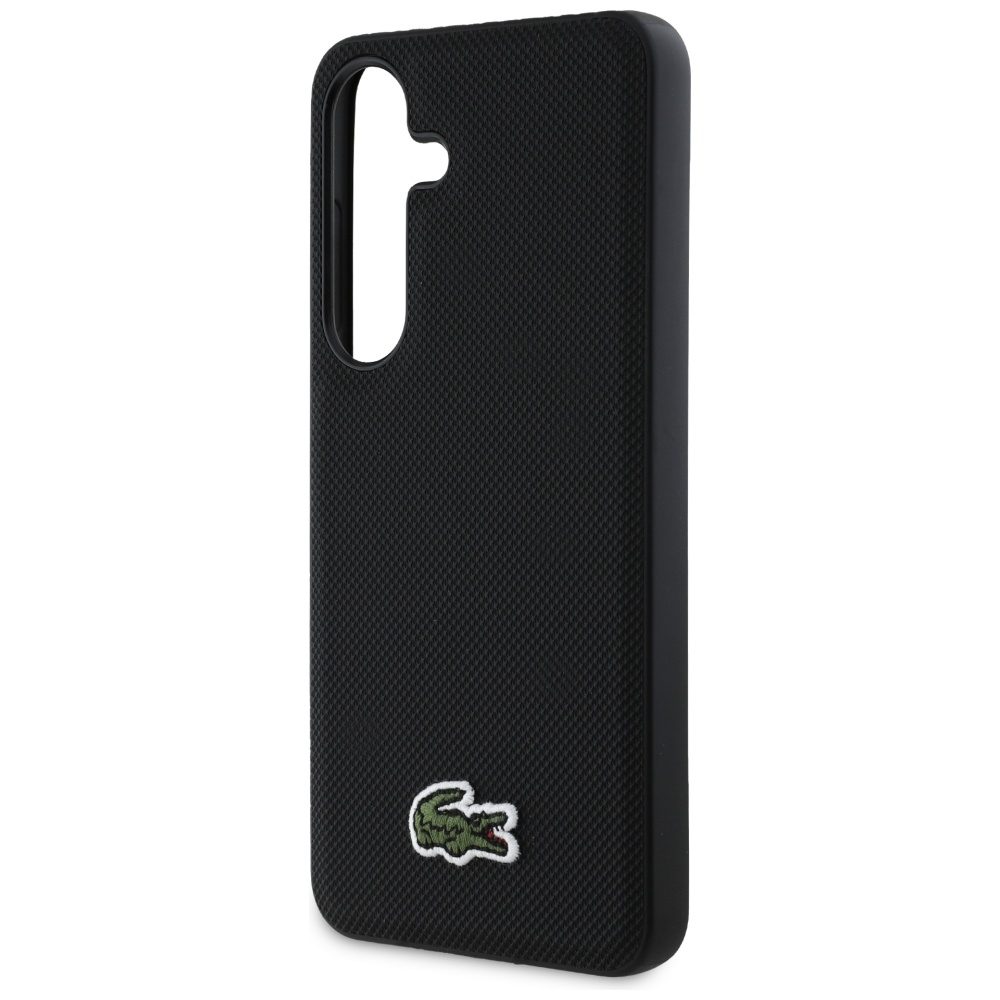 Samsung Galaxy S25  Plus Hardcase Hülle Petit Pique Woven Logo MagSafe-Modul (LCHMS25MPVCK) - Schwarz