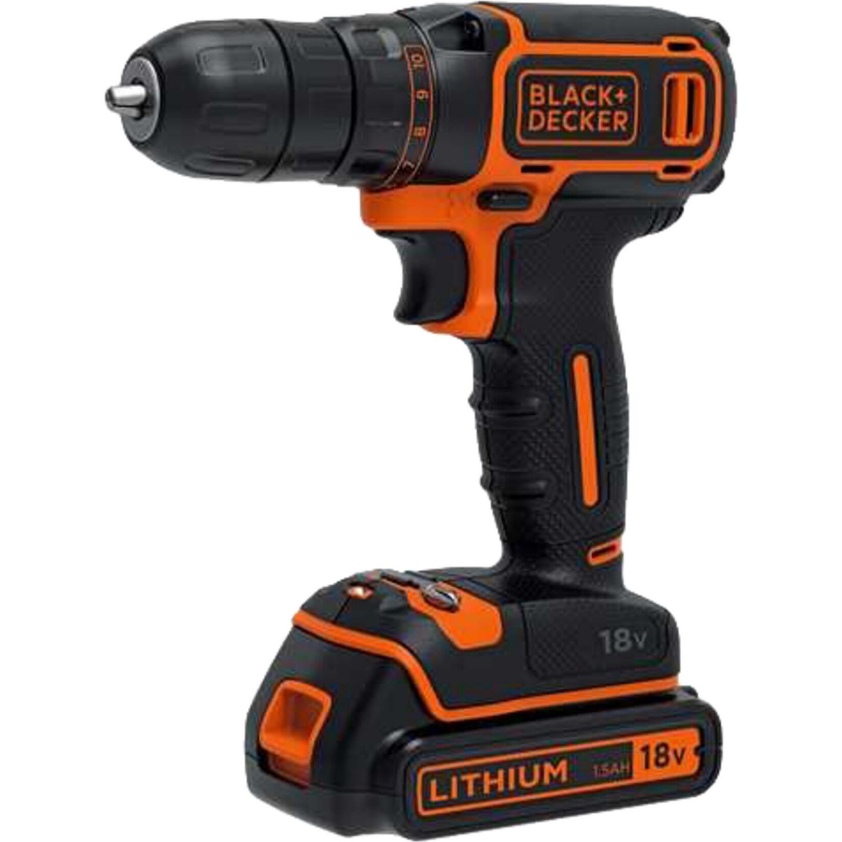 BLACK+DECKER Bohrschrauber Akku-Bohrschrauber BDCDC18K, 18Volt