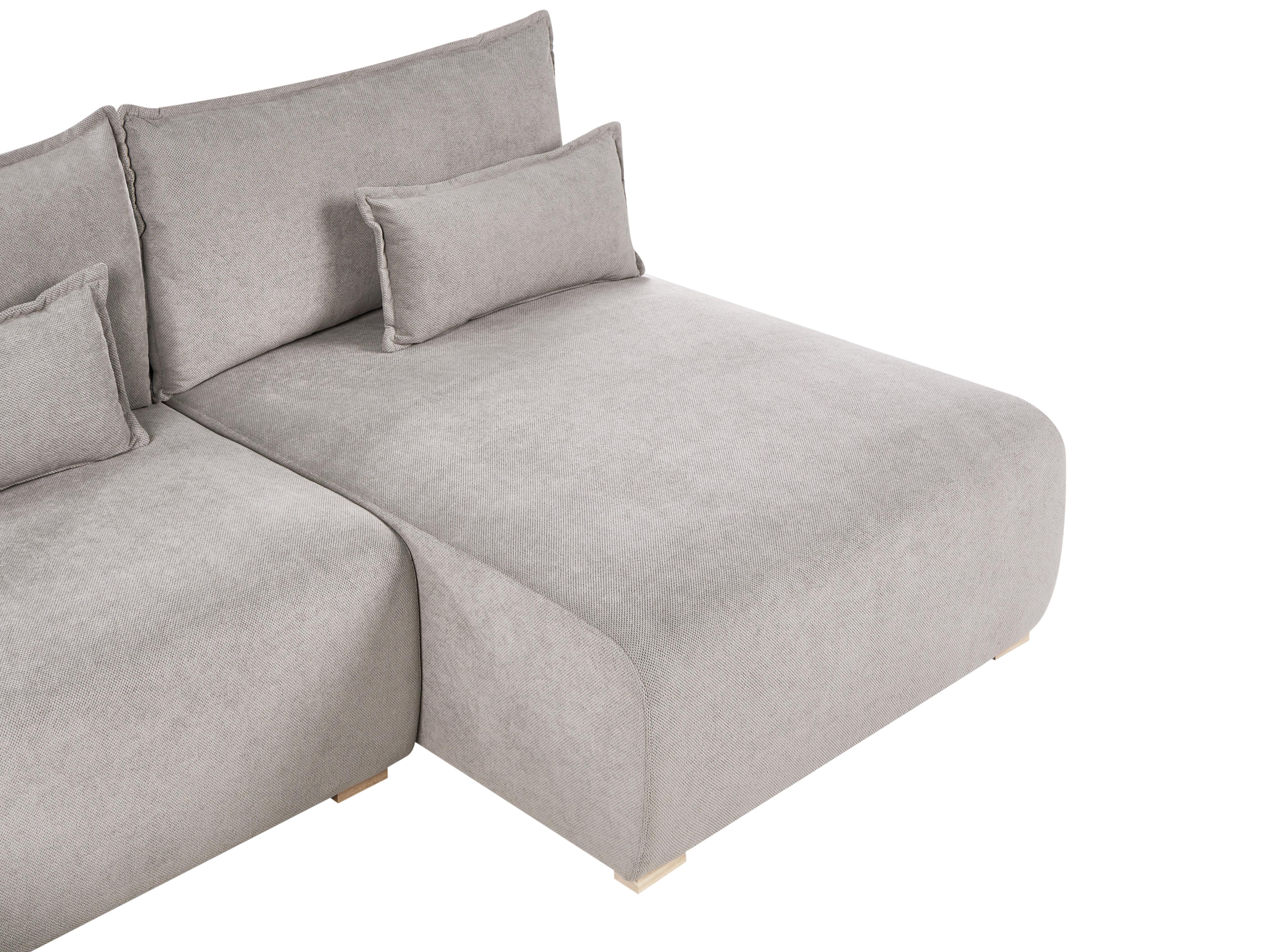 Modulaire U-vormige bank NERBO Stof Grijs