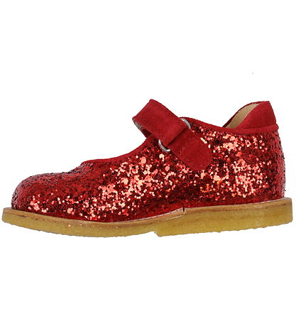 Angulus Ballerinas - Rot m. Glitzer