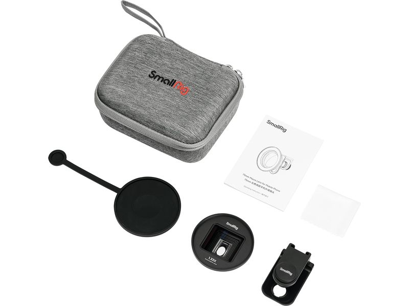 Smallrig 1.33x Anamorphotisches Objektiv für Mobiltelefone Objektiv für filmische Eindrücke