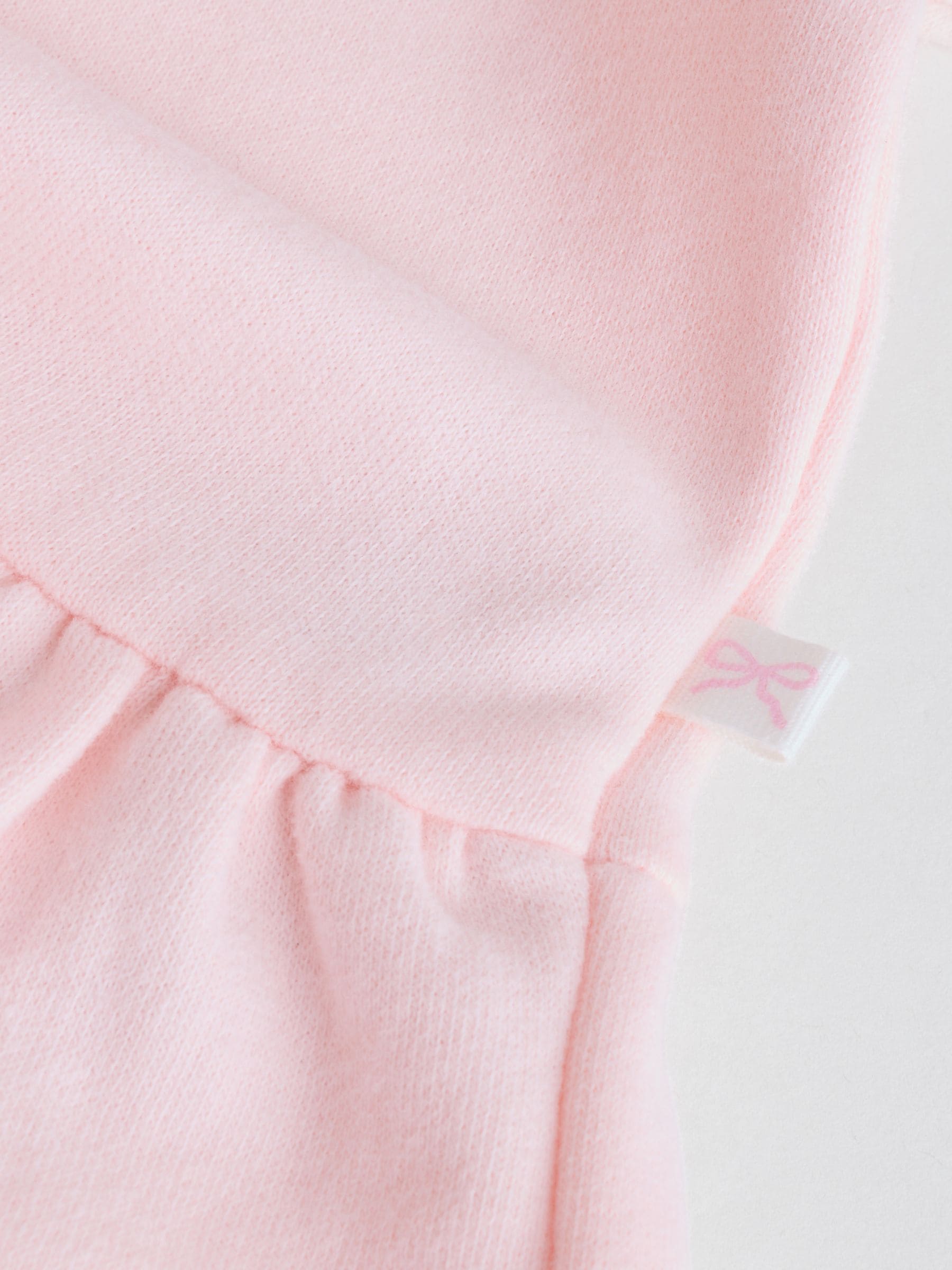 Roze/crèmekleurig met bloemenprint - Baby Strik Sweater en Leggings Set 2 Pieces (0mnd-2jr)