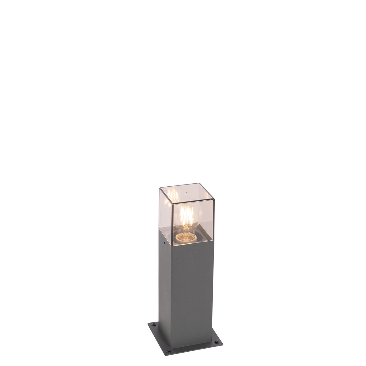 Buitenlamp 30 cm antraciet met grondpin en kabelmof - Denmark
