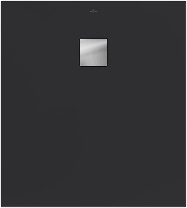 Receveur de douche 80 x 90 cm en acrylique, anthracite mat, Villeroy & Boch Exklusive