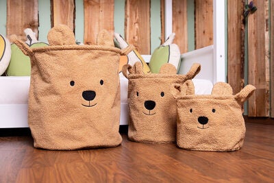 Childhome Oppbevaringskurv Teddy 40x40, Beige