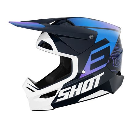 Casque cross Shot FURIOUS - APEX 2025 - Bleu