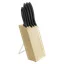 Kniver + knivblokk 6 deler