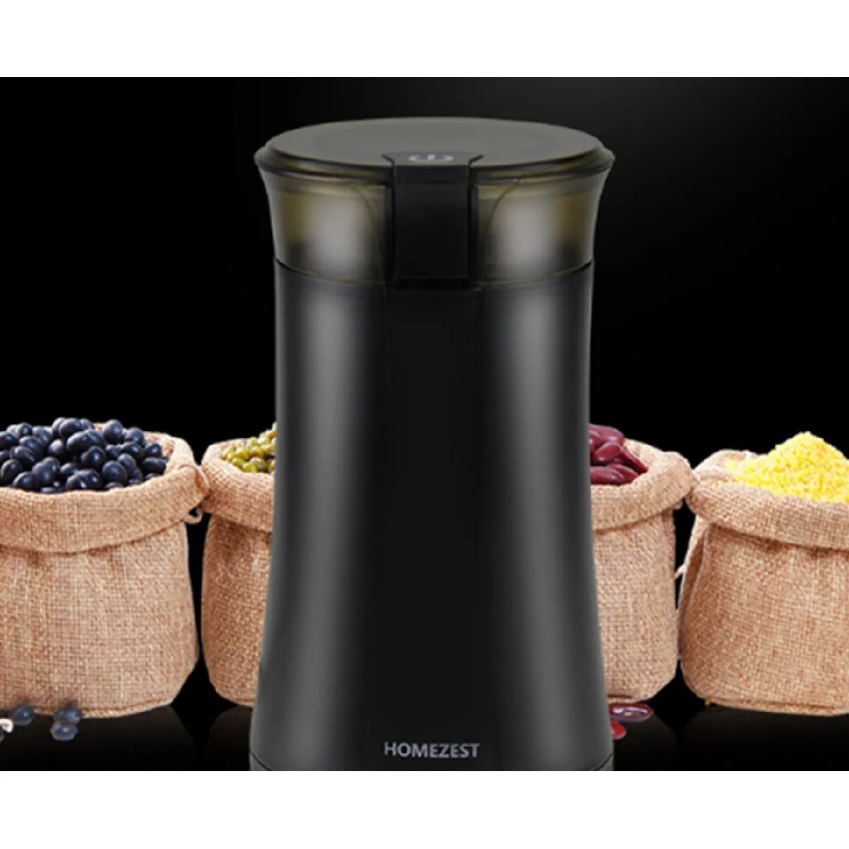 Broyeur à grains de café électrique portable - Inox
