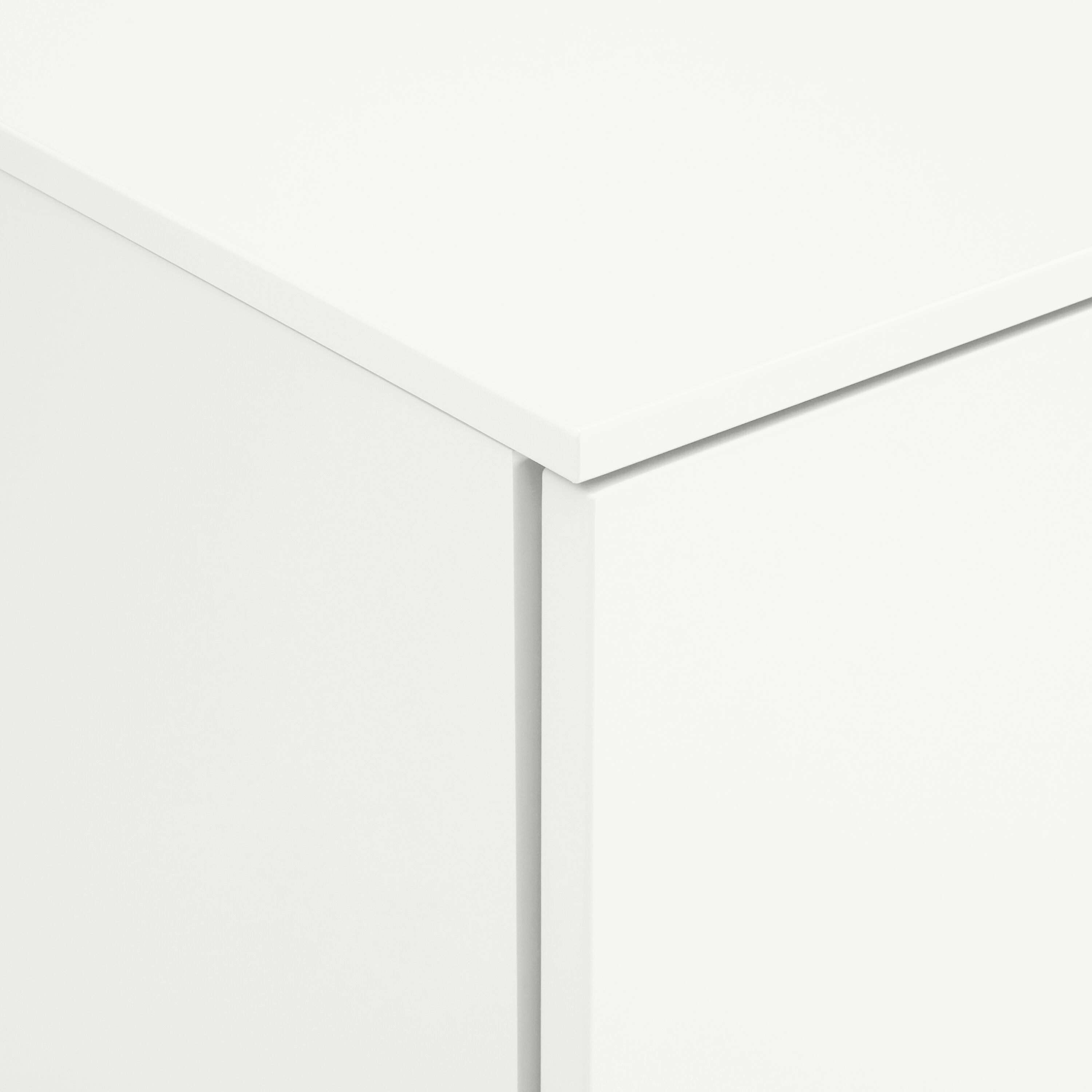 TILL Highboard - Weiss / B: 140.0 cm x T: 41.0 cm x H: 78.0 cm