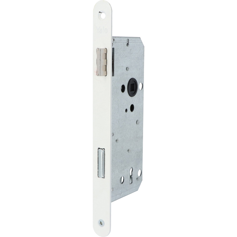 Yale insteekslot Wit A1390 Doorn 50mm, afgerond