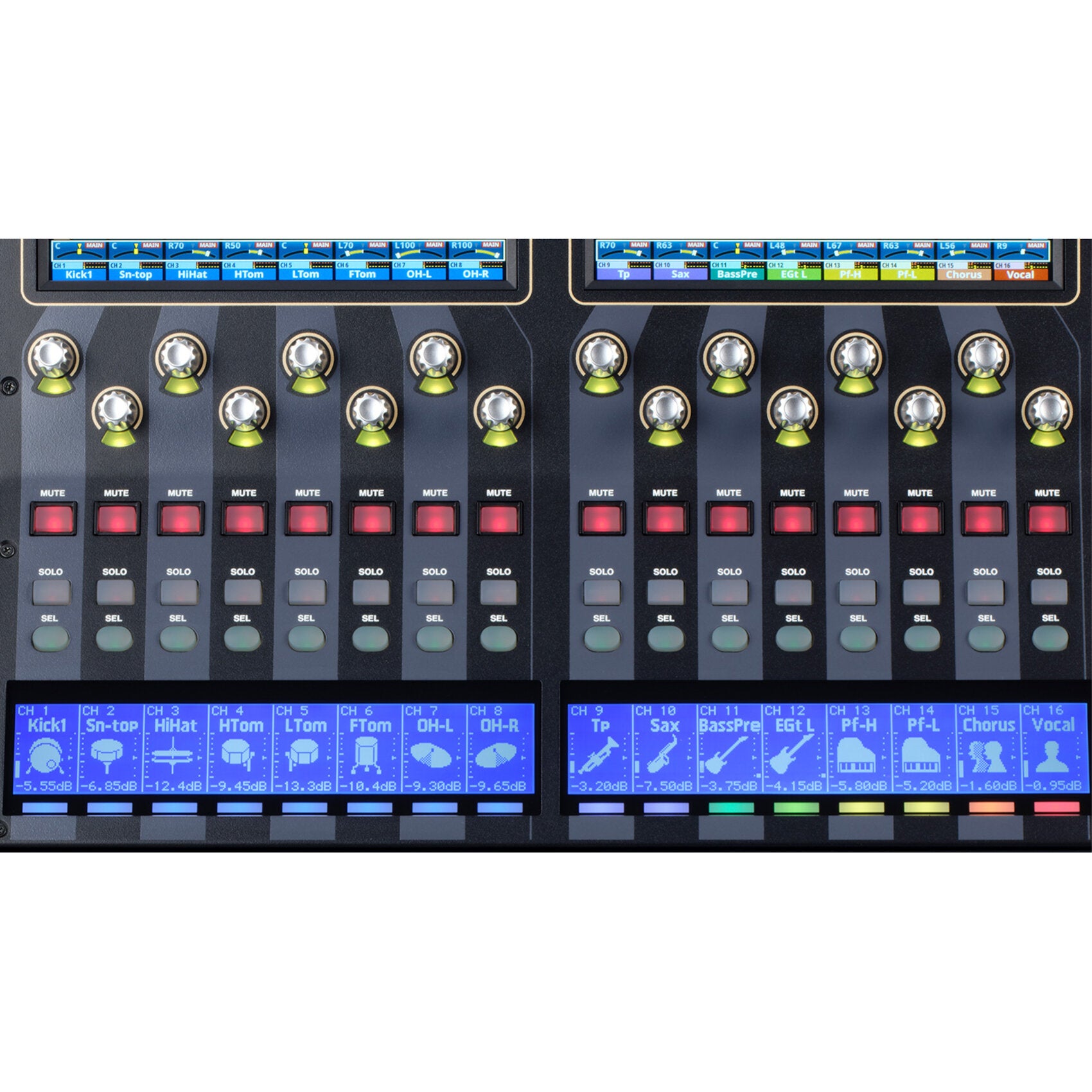 Tascam Sonicview 24 interactief digitaal mengpaneel