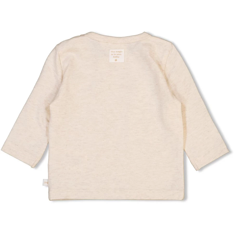 Feetje Langarmshirt The Magic is in You Offwhite Melange