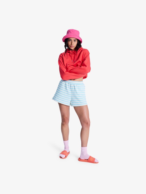 Surf Stoked Brushed Sweat à capuche Rouge Femme