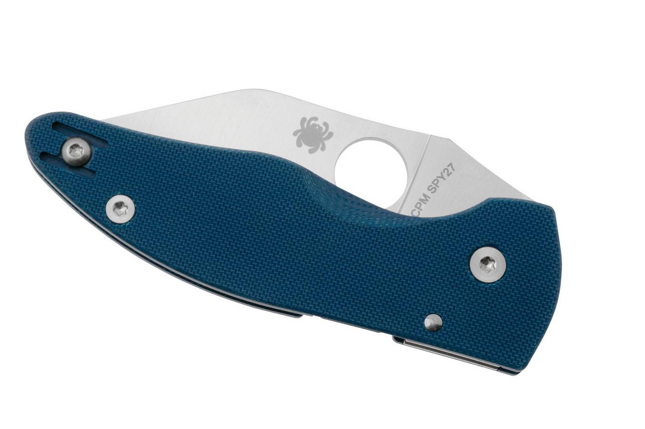 Spyderco MicroJimbo CPM SPY27 C264GPCBL Cobalt Blue G10, zakmes, Michael Janich design