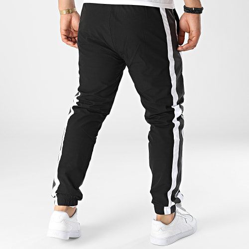 Pantalon Jogging A Bandes Sword 6363 Noir Gris Blanc