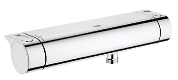 Grohe Grohtherm-2000 douchekraan thermostatisch z. koppelingen HOH=12cm chroom