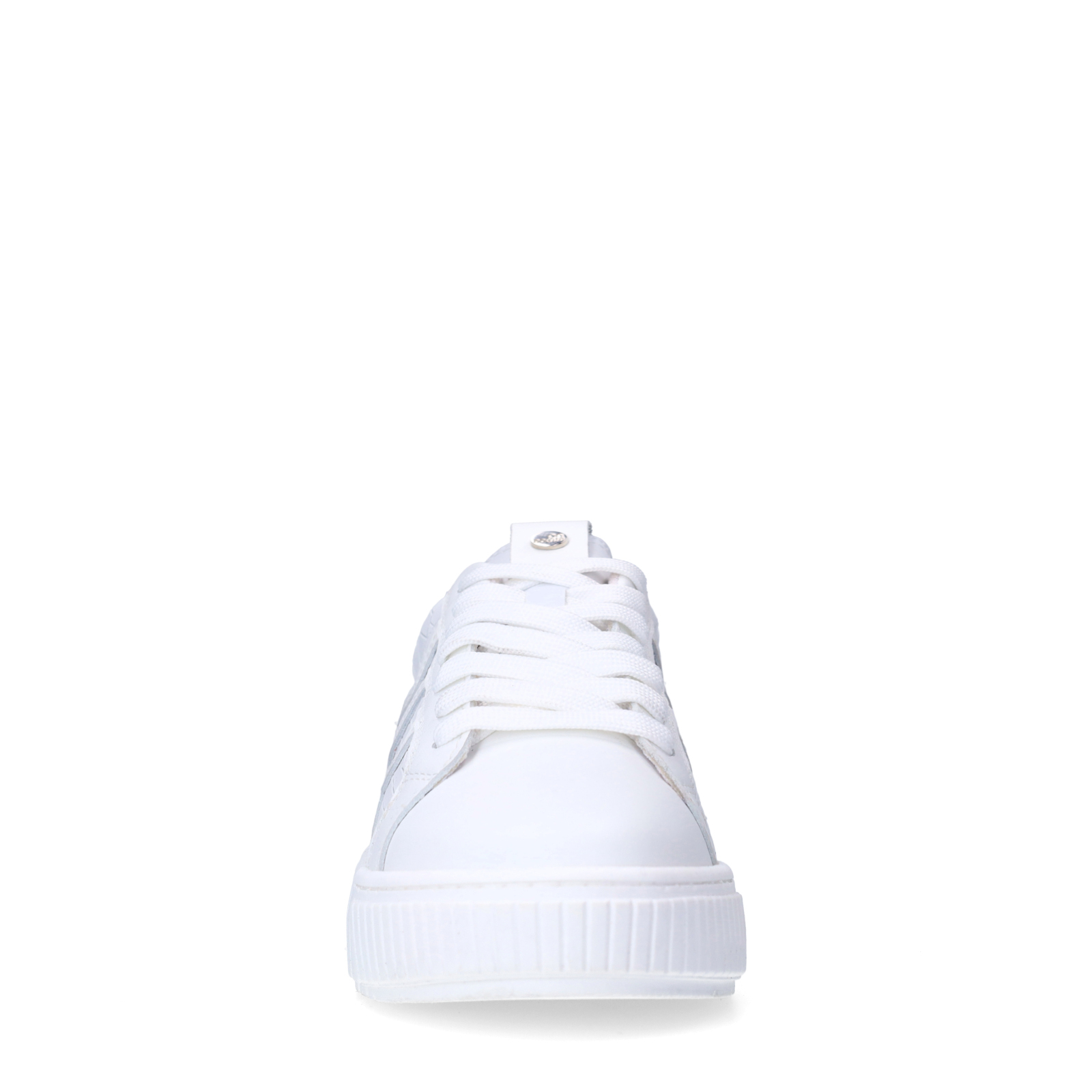 Witte leren sneakers