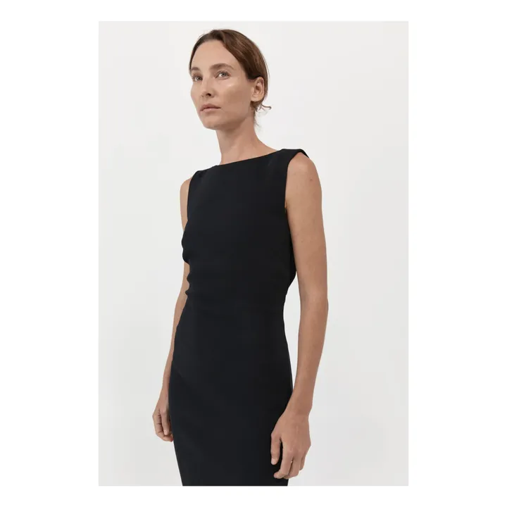 St Agni Robe Cut Out | Noir
