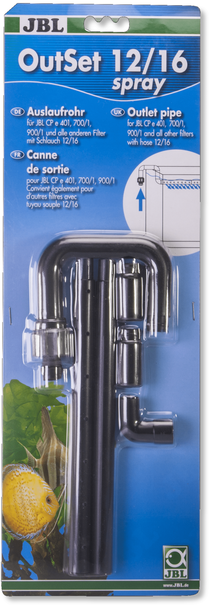 JBL Outset Spray 12/16 CP E700/E900 (Uitgang)