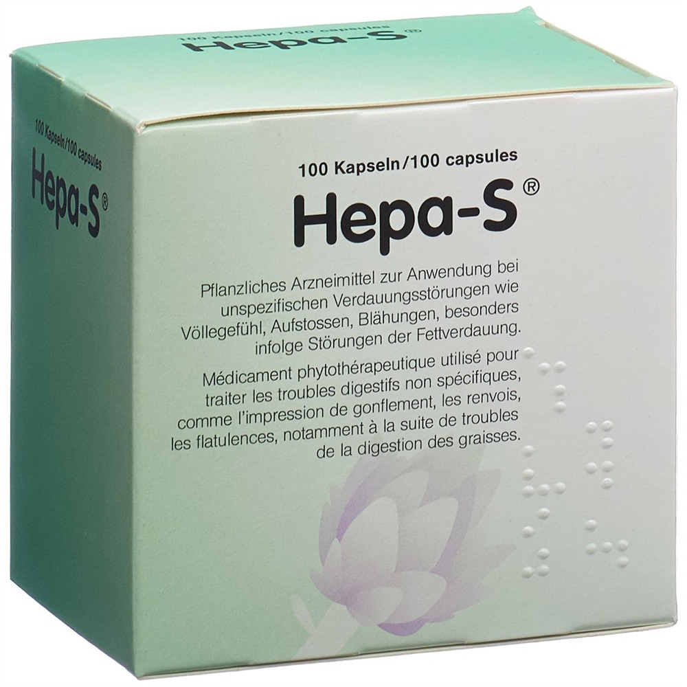 HEPA-S Kaps Blist 100 Stk<br>100 Stück, Blister, Hartkapsel