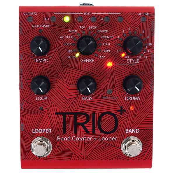 Digitech Trio+ Band Creator satin red