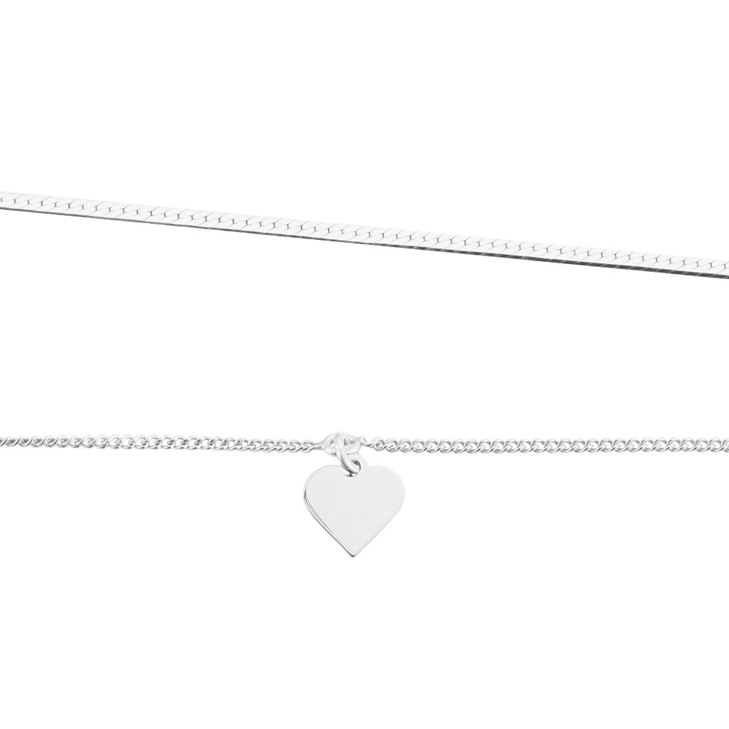 Bracelet Argent Blanc Sapphira