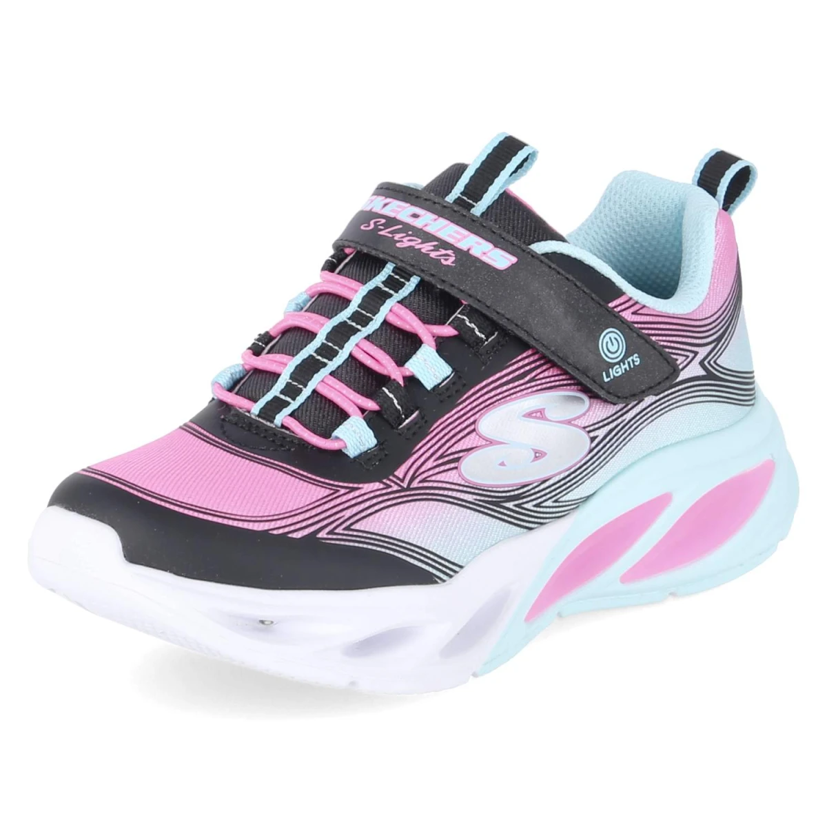 SkechersLow Sneaker LIGHTS: COSMIC GLO - bkmt