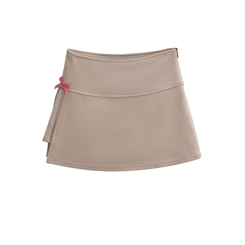 Bazer - Minirok met hoge taille en striksplit
