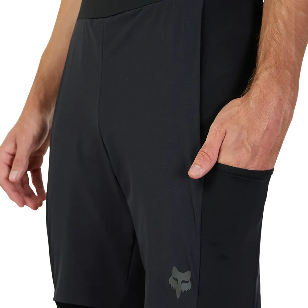 Fox Flexair Ascent MTB Fietsbroek Kort Zwart/Zwart Heren
