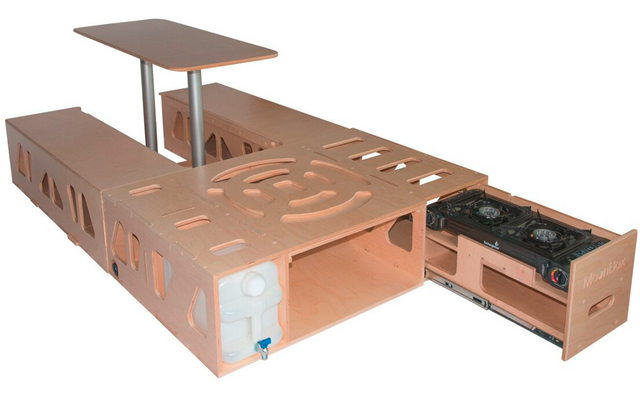 Moonbox Campingbox 115 mit Tisch passend für Van/Bus
