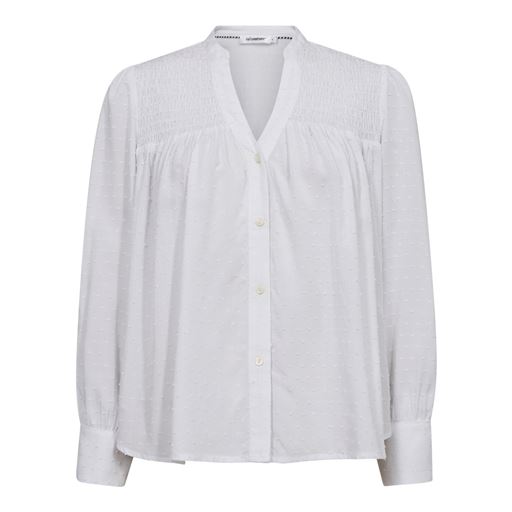 Co'Couture Adina CC Drop Skjorte, White, M