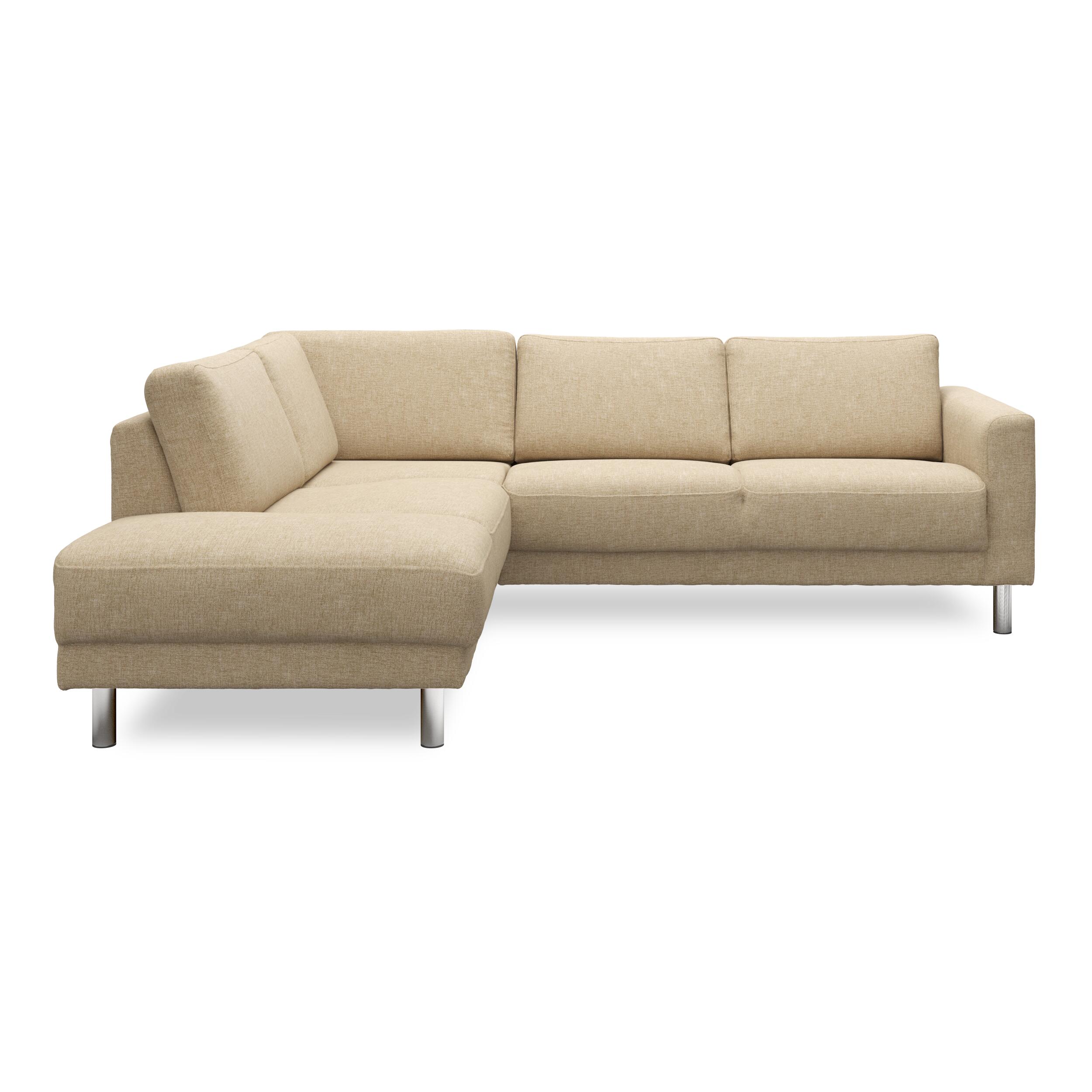 cleveland venstrevendt sofa med pufafslutning