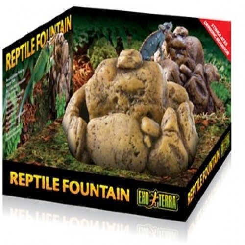 Garrafa de água Exo Terra Reptile Fountain, marrom