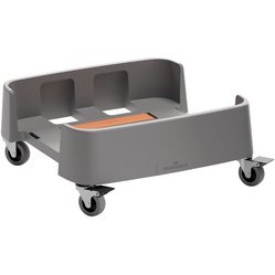 Chariot DURABIN 90 L, en rPP, 4 roulettes, gris