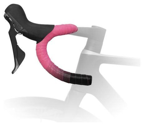 Ruban de Cintre Fizik Vento Microtex Tacky 2mm - Rose Fluo/Noir