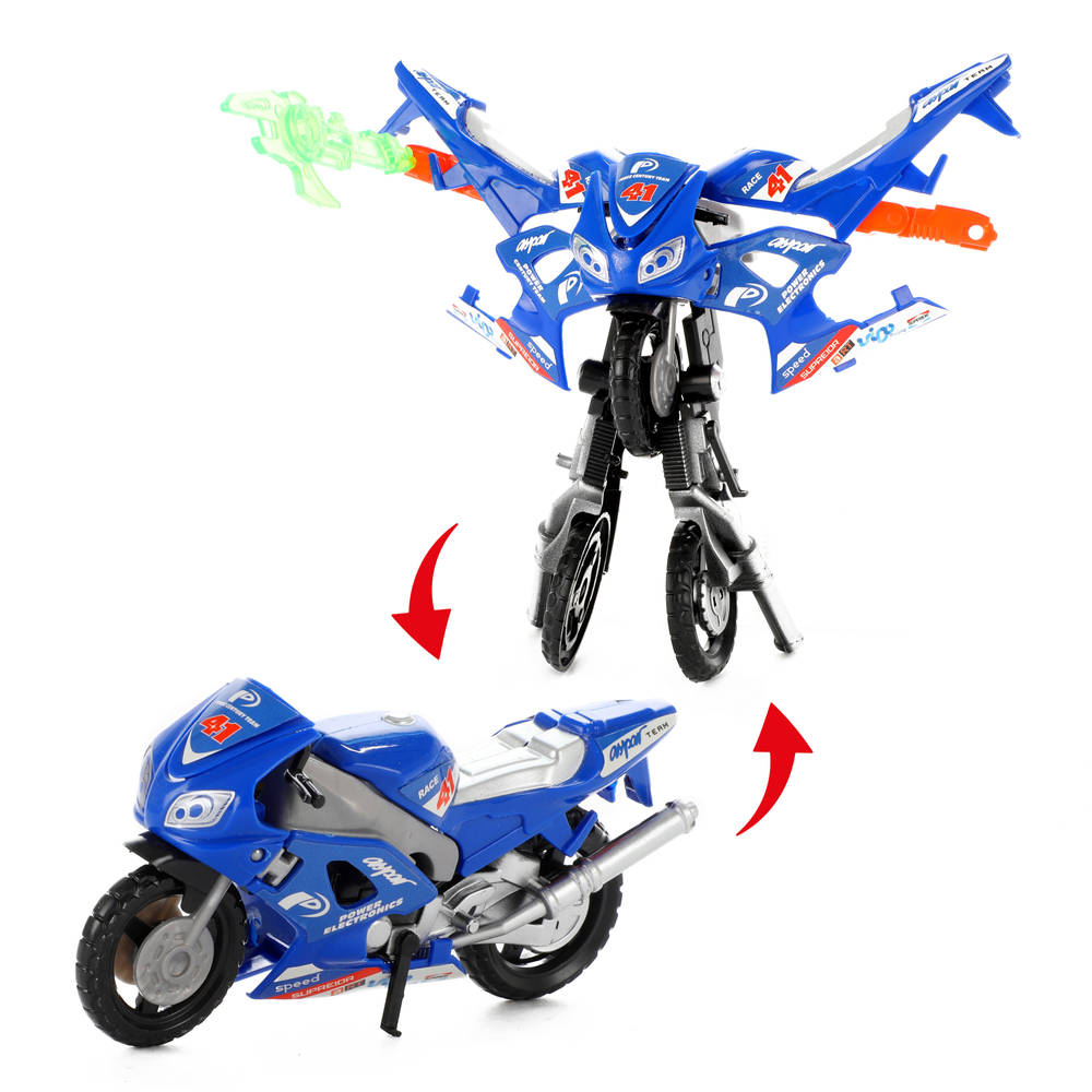 Roboforces transformeerbare motorrobot