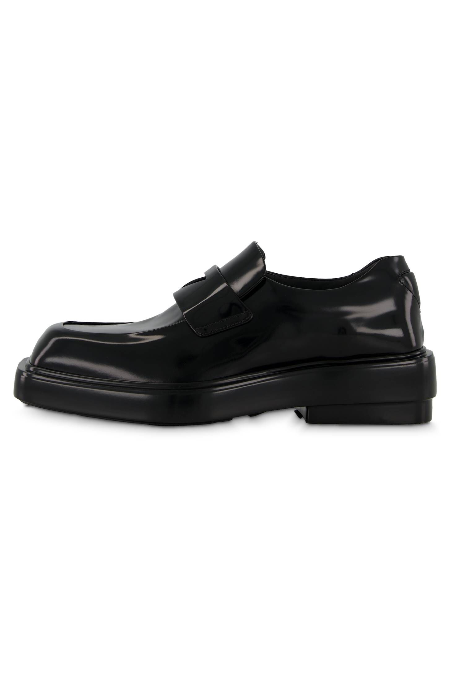Prada| Damen Loafer aus gebürstetem Leder