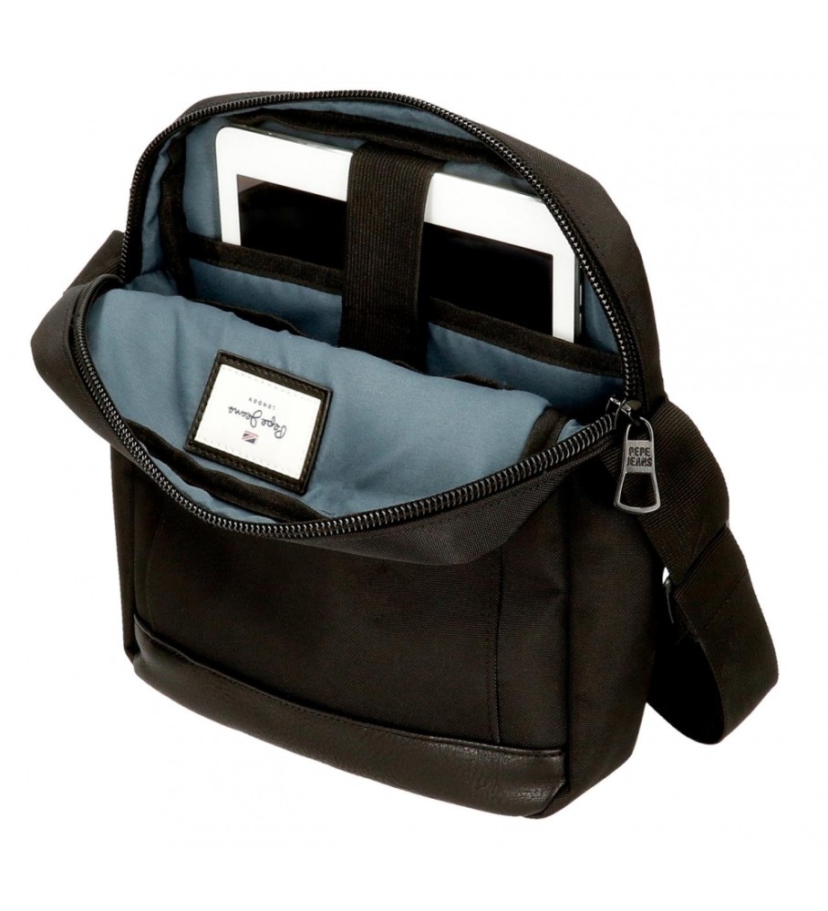 Bolsa de ombro/porta-tablet Pepe Jeans Leighton - Preta