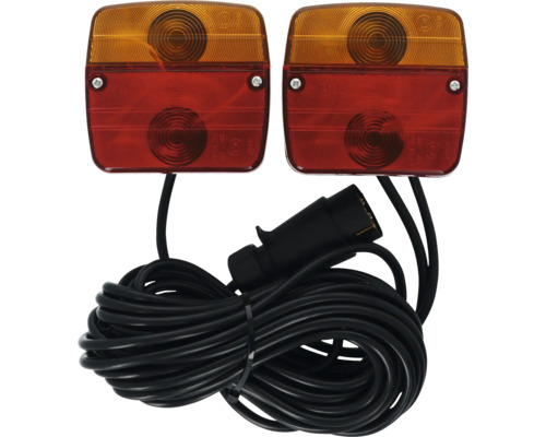 Magnetische achterlichtenset, links/rechts, voor aanhangers