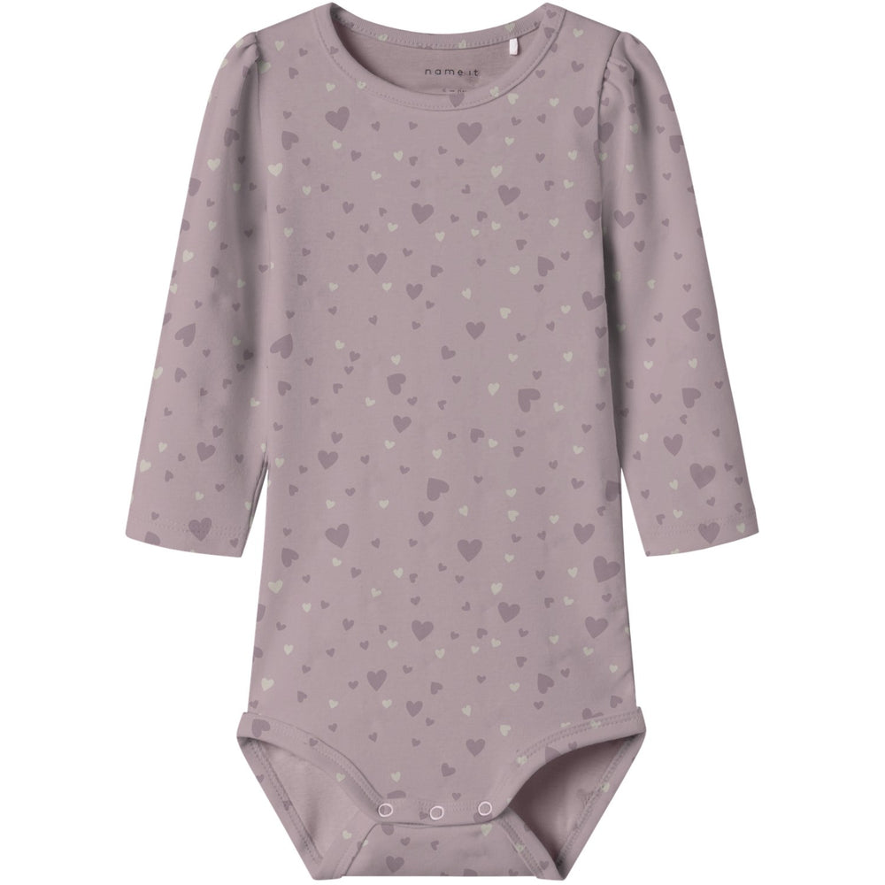 Køb Name It Keepsake Lilac Nbfbheart Ls Body