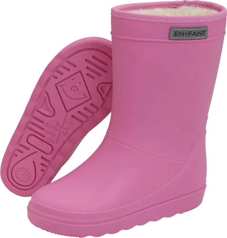 ENFANT Thermo Boots Solid Carmine rose